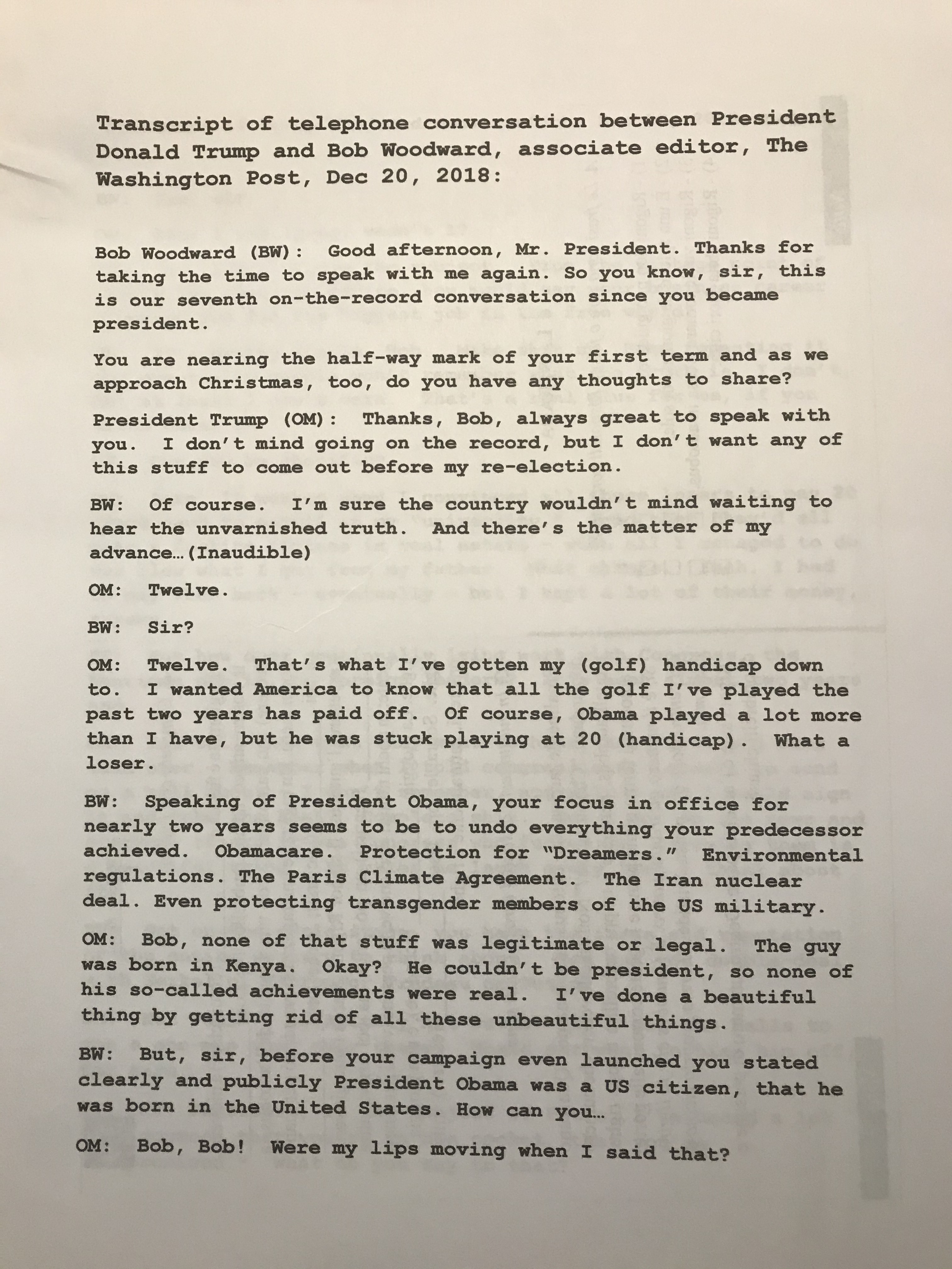 Bullet Train Transcript Hey, America! Enough of No. 45’s “Bullshitting with Bob”; Now Read Our ...